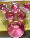 clear pink apple