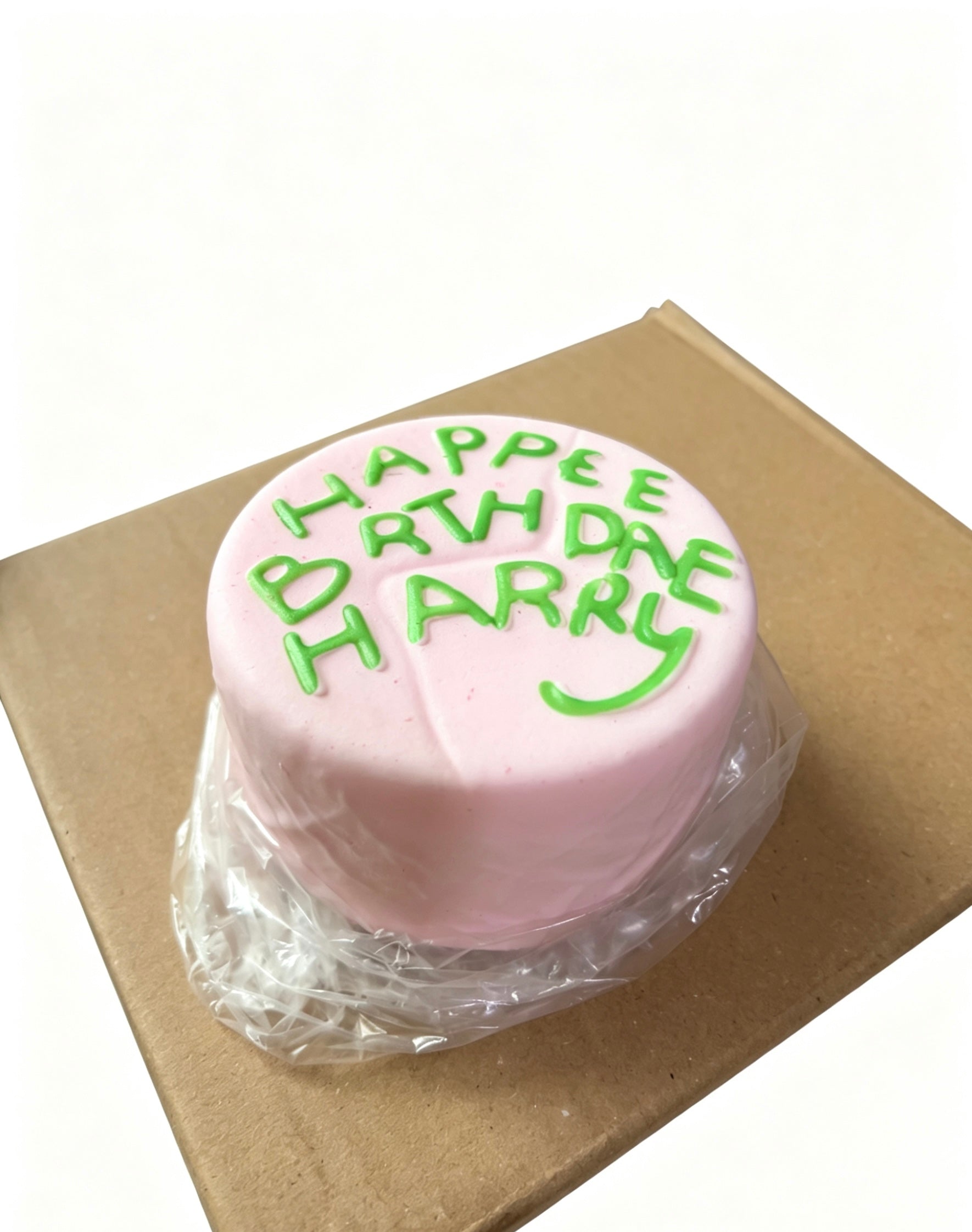 birthday caka squishy-pink color