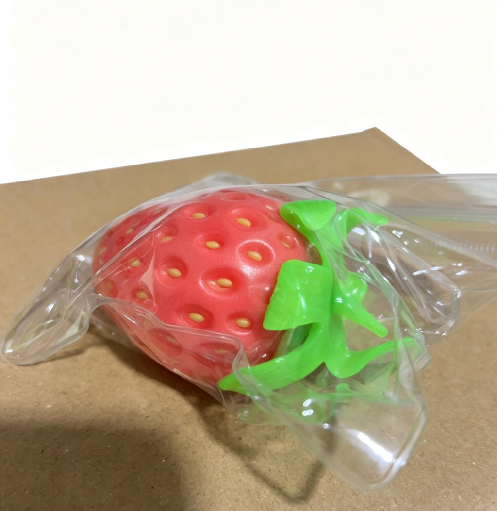 Glitter Strawberry Squishy
