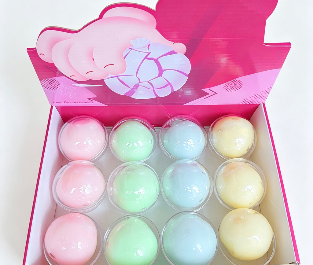 macaron color crisp squishy stress toy