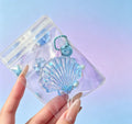 blue sea shell squishy