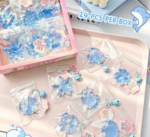 blue sea shell squishy