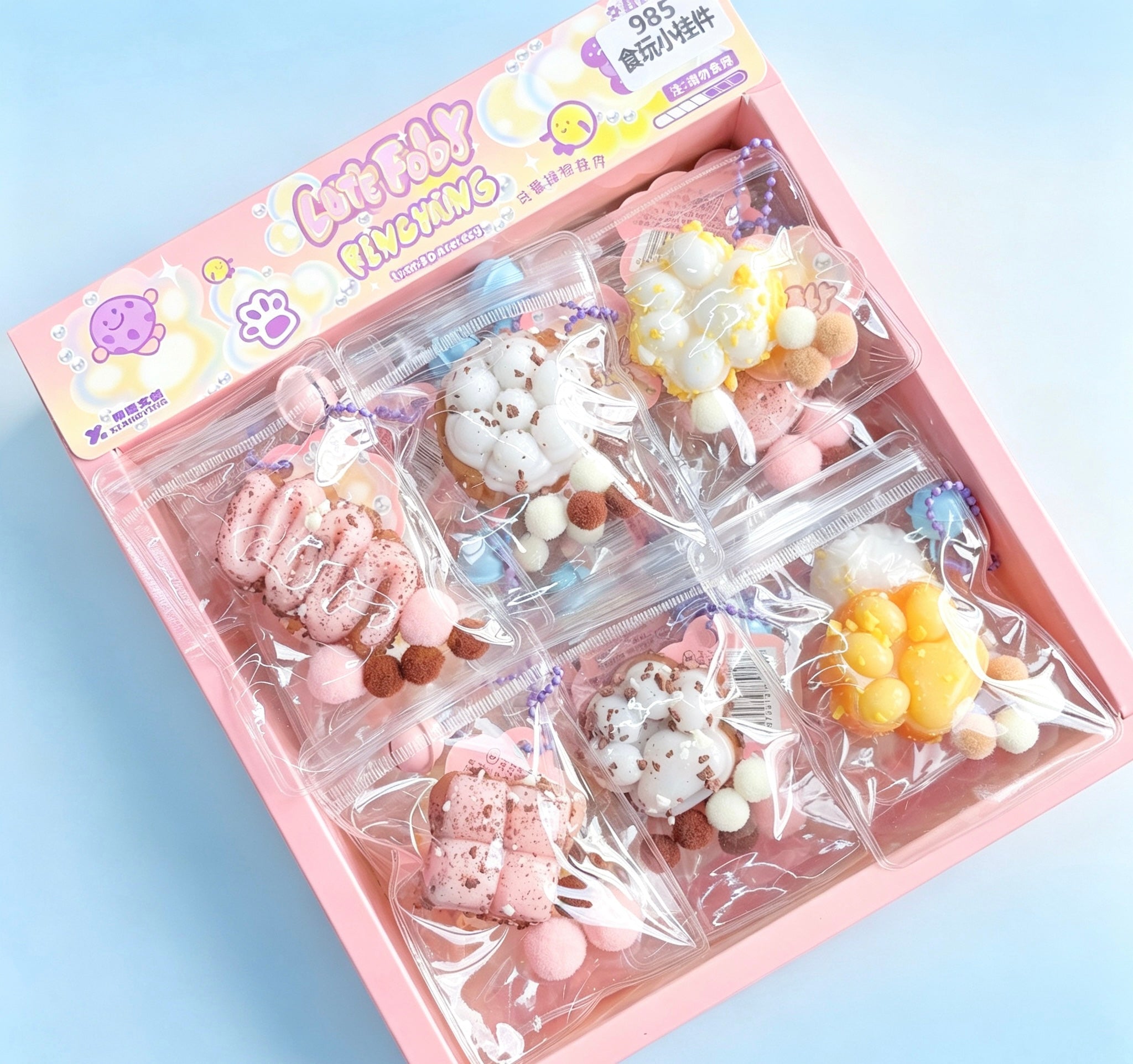 sweet pastel flower squishy